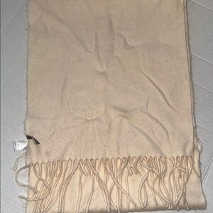 Nordstrom Cream Fringe Scarf